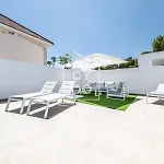 Coral, Chic Coastal Design, Saltwater Pool - By Oyoostays * Torrevieja